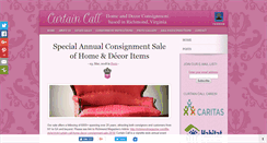 Desktop Screenshot of curtaincallrichmond.com